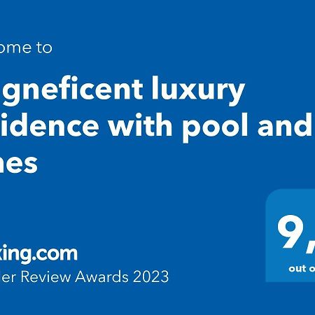Magneficent Luxury Residence With Pool And Fitnes Isztambul Kültér fotó
