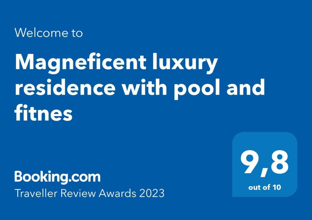 Magneficent Luxury Residence With Pool And Fitnes Isztambul Kültér fotó